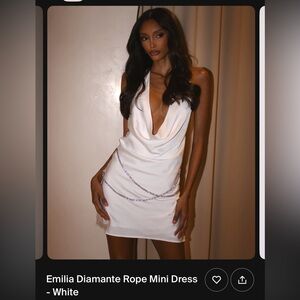 Meshki Emelia Diamanté Rope Mini Dress